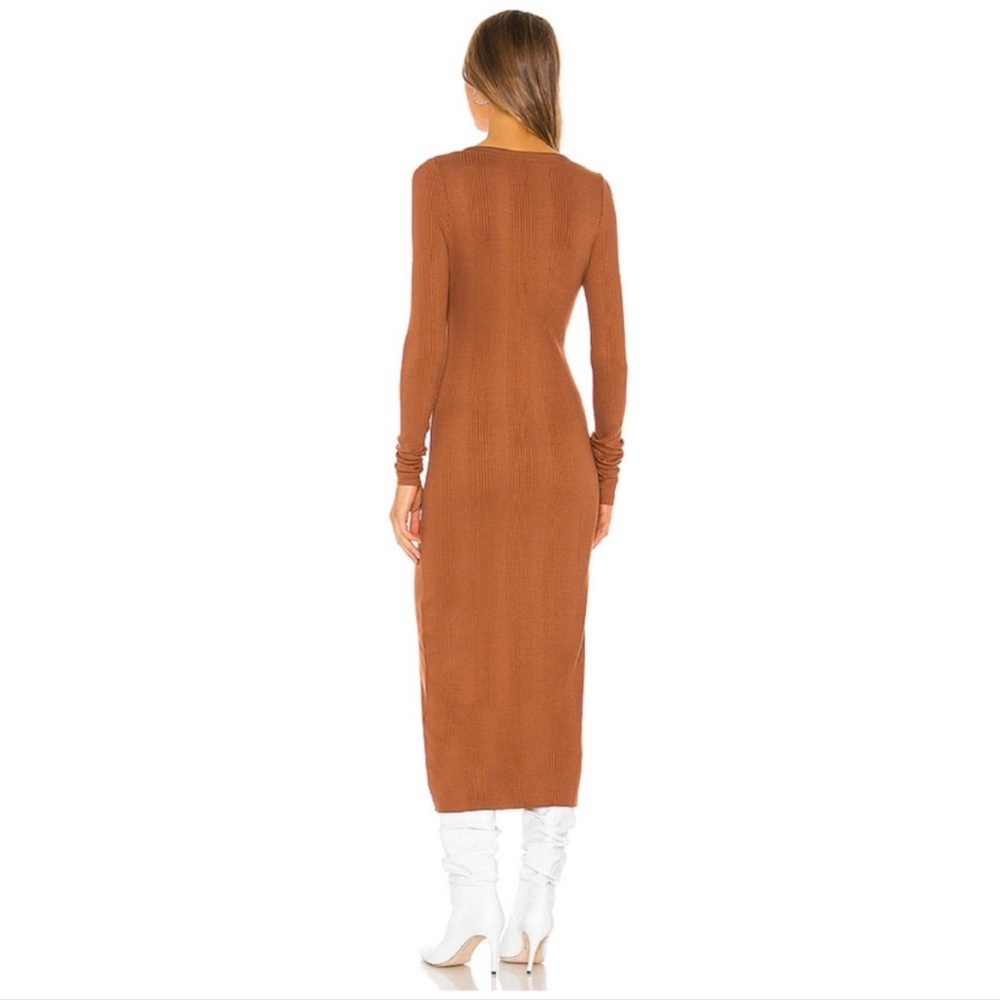 Revolve The Range Division Rib Button Front Midi … - image 3